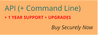buy API license + support